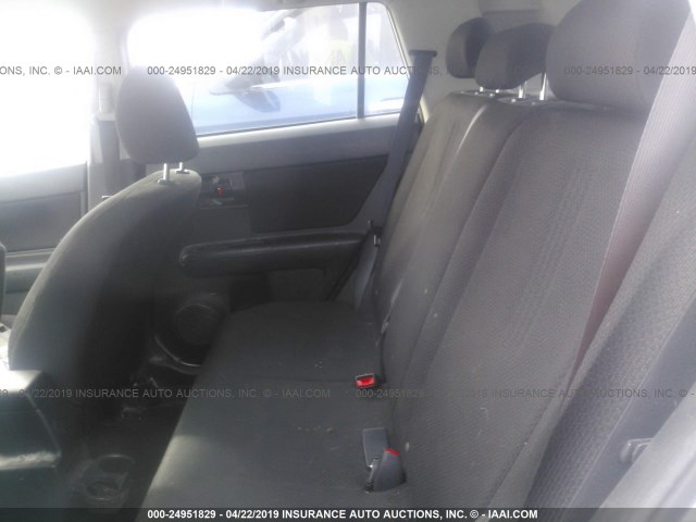 JTLKE50E681011856 - 2008 TOYOTA SCION XB 白色 照片 8