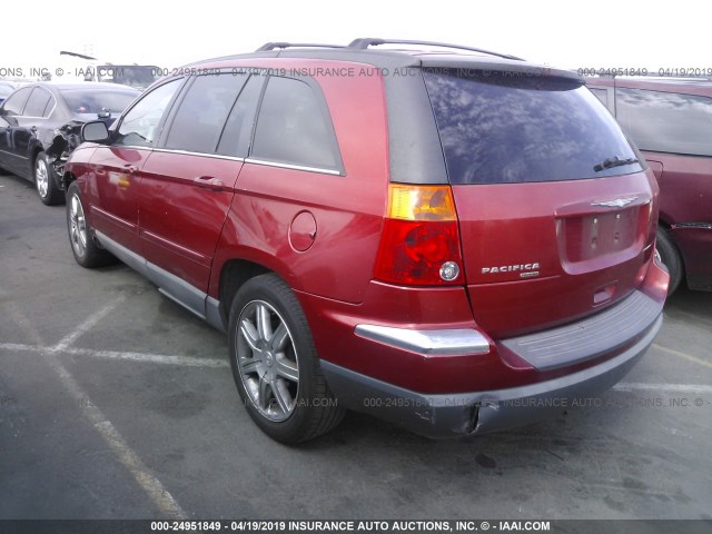 2C4GM684X5R665935 - 2005 CHRYSLER PACIFICA TOURING RED photo 3