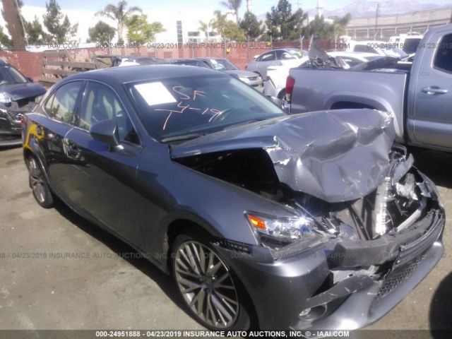 JTHBF1D22F5077343 - 2015 LEXUS IS 250 GRAY photo 1