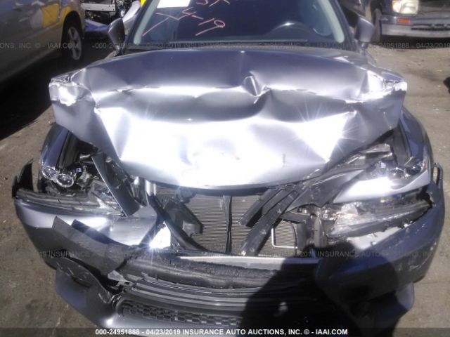 JTHBF1D22F5077343 - 2015 LEXUS IS 250 GRAY photo 6