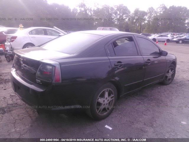 4A3AB76S74E150239 - 2004 MITSUBISHI GALANT GTS BLACK photo 4