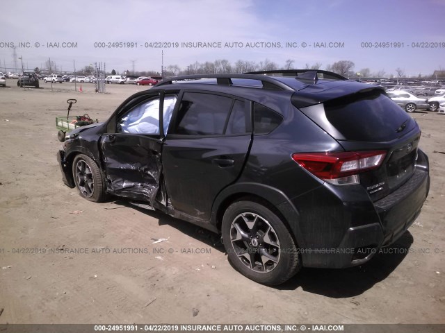 JF2GTADCXJH336176 - 2018 SUBARU CROSSTREK PREMIUM BLACK photo 3