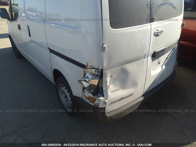 3N63M0ZNXFK734207 - 2015 CHEVROLET CITY EXPRESS LT WHITE photo 6