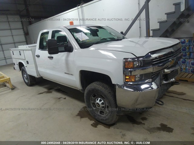 1GB2CUEG0FZ127045 - 2015 CHEVROLET SILVERADO C2500 HEAVY DUTY WHITE photo 1