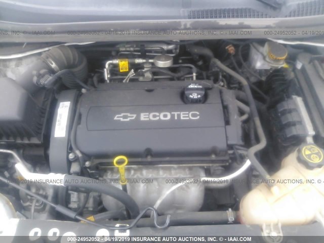 1G1JA6SH2G4173473 - 2016 CHEVROLET SONIC LS WHITE photo 10