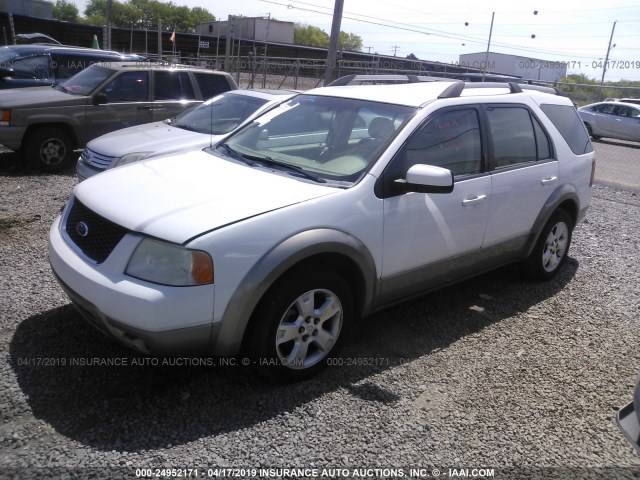 1FMZK02186GA59557 - 2006 FORD FREESTYLE SEL WHITE photo 2