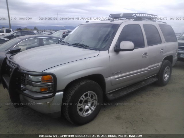 1GKEK13Z64R199870 - 2004 GMC YUKON SILVER photo 2