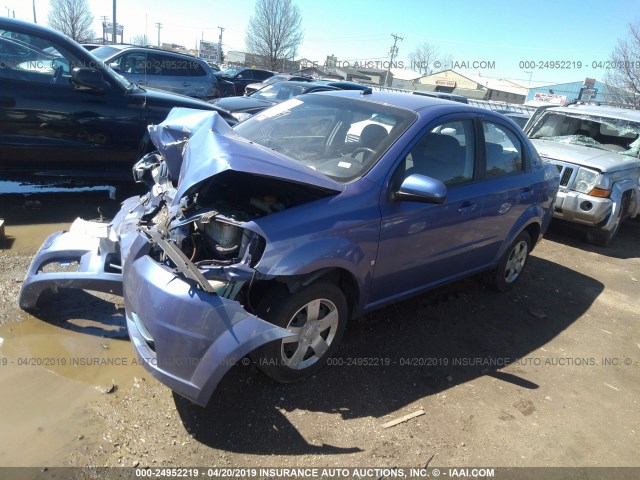 KL1TD56E49B640979 - 2009 CHEVROLET AVEO LS/LT 蓝色 照片 2