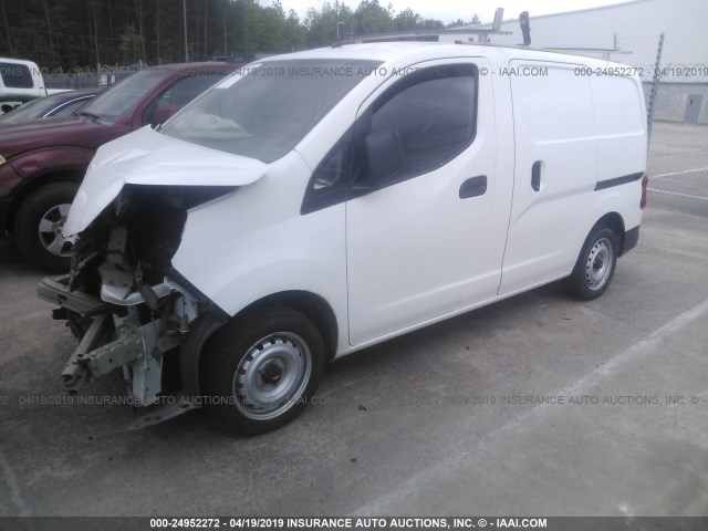 3N63M0YN3FK702250 - 2015 CHEVROLET CITY EXPRESS LS WHITE photo 2