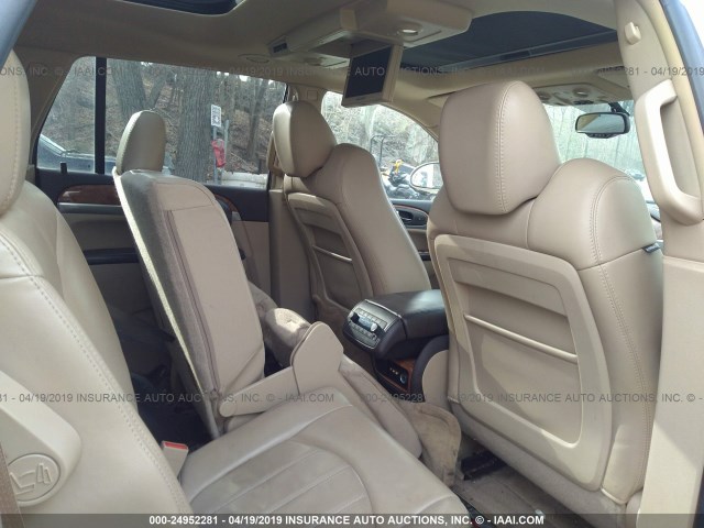 5GAEV23D89J201252 - 2009 BUICK ENCLAVE CXL CREAM photo 8