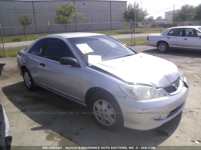 1HGEM22145L043615 - 2005 HONDA CIVIC DX VP Gümüş foto 1