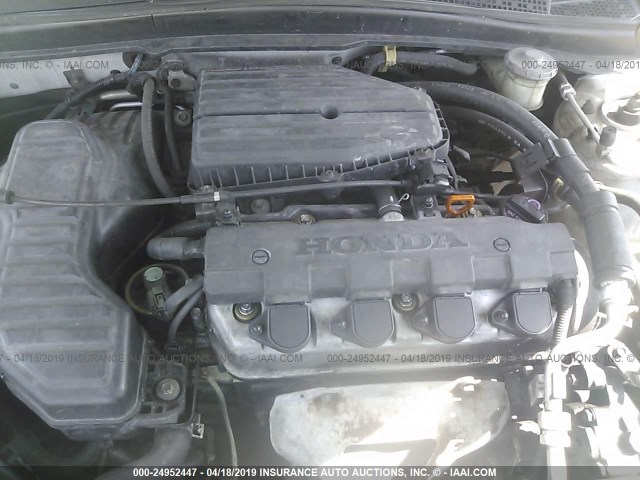 1HGEM22145L043615 - 2005 HONDA CIVIC DX VP Gümüş foto 10