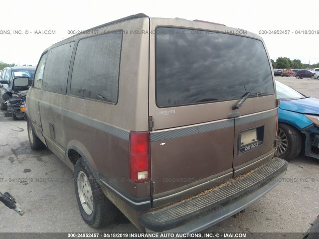 1GNDM19W5RB189126 - 1994 CHEVROLET ASTRO BROWN photo 3