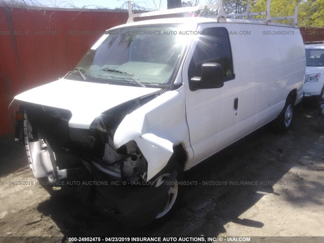 1FTNE1EW5CDA54370 - 2012 FORD ECONOLINE E150 VAN WHITE photo 2