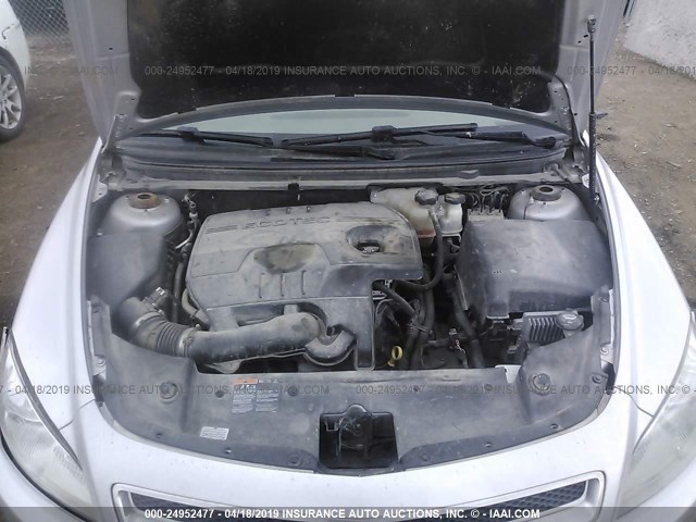 1G1ZB5E03CF240838 - 2012 CHEVROLET MALIBU LS SILVER photo 10