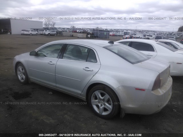 1G1ZB5E03CF240838 - 2012 CHEVROLET MALIBU LS SILVER photo 3