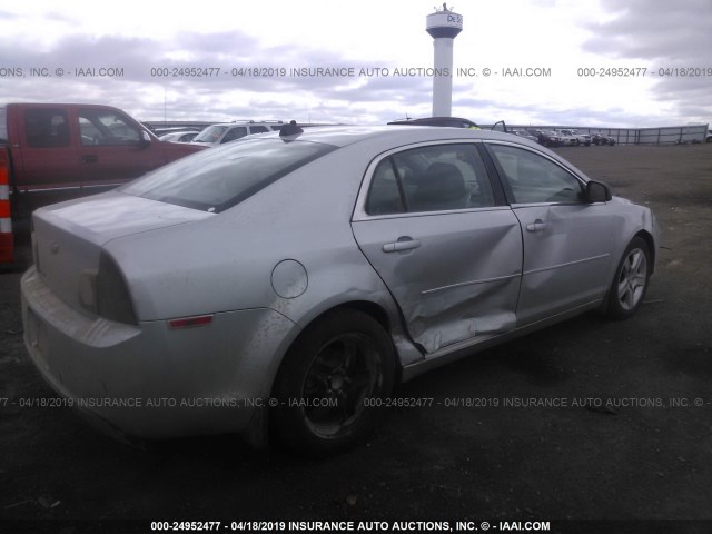 1G1ZB5E03CF240838 - 2012 CHEVROLET MALIBU LS SILVER photo 4