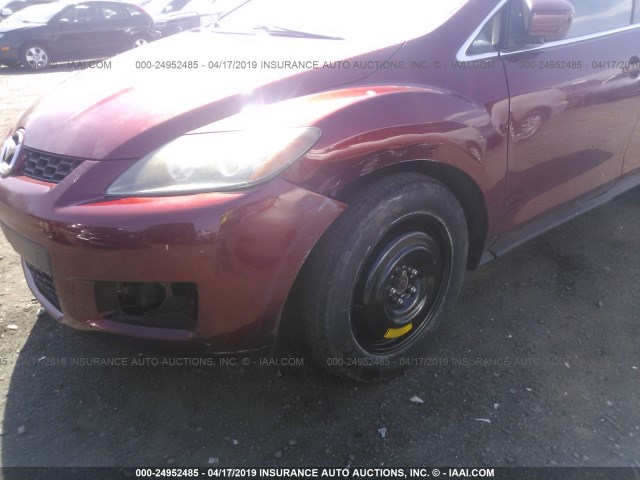 JM3ER293470148707 - 2007 MAZDA CX-7 RED photo 6