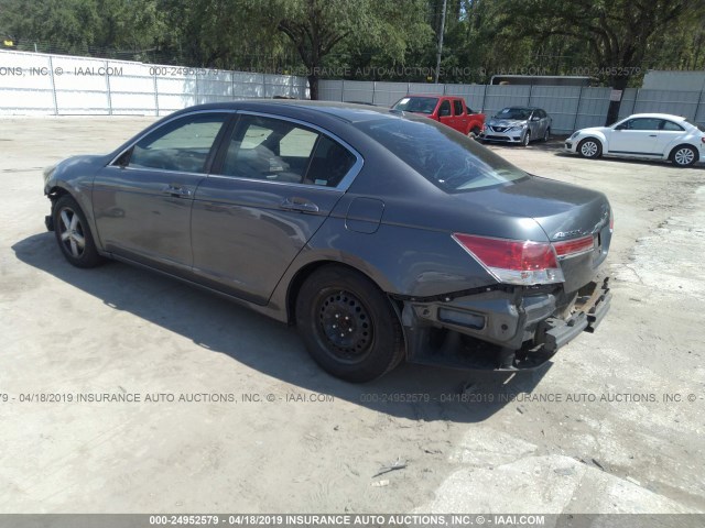 1HGCP2F85CA076198 - 2012 HONDA ACCORD EXL GRAY photo 3