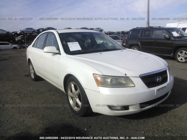 5NPEU46F57H286485 - 2007 HYUNDAI SONATA SE/LIMITED WHITE photo 1