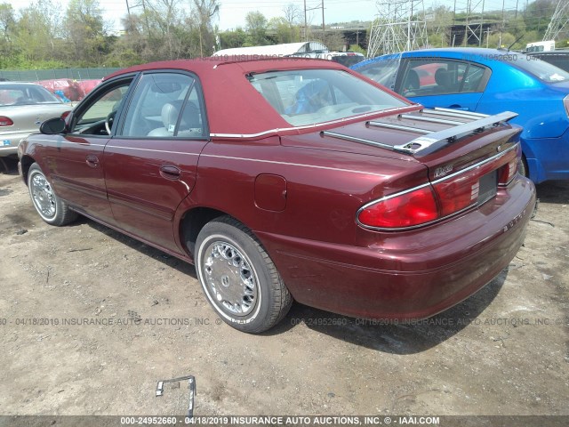 2G4WY55J511277469 - 2001 BUICK CENTURY LIMITED RED photo 3