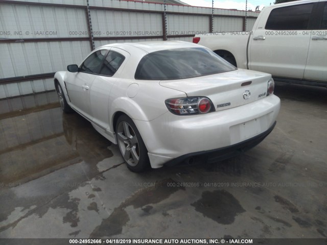 JM1FE173160200914 - 2006 MAZDA RX8 WHITE photo 3