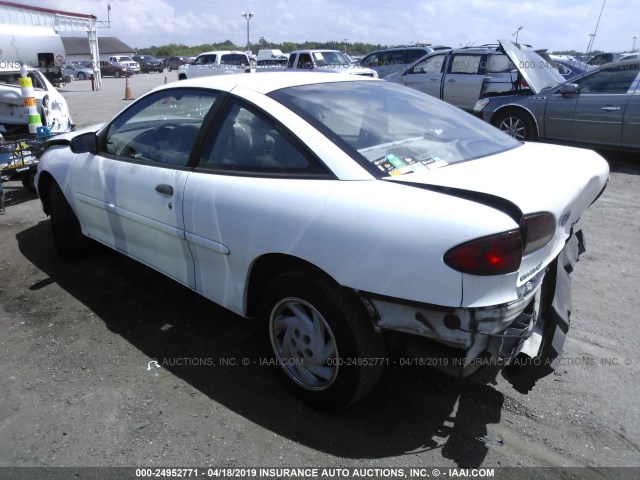 1G1JC1247WM115948 - 1998 CHEVROLET CAVALIER RS WHITE photo 3