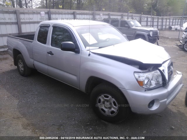 5TFTX4CN9BX007627 - 2011 TOYOTA TACOMA ACCESS CAB ვერცხლისფერი ფოტო 1