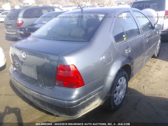 3VWRK69M83M133226 - 2003 VOLKSWAGEN JETTA GL GRAY photo 4