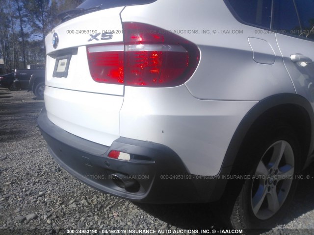 5UXFE4C54AL277131 - 2010 BMW X5 XDRIVE30I WHITE photo 6