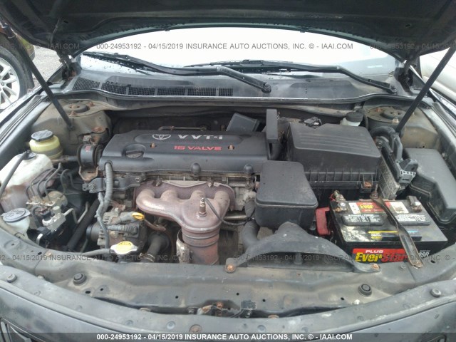 JTNBE46KX73053786 - 2007 TOYOTA CAMRY NEW GENERAT CE/LE/XLE/SE BLACK photo 10