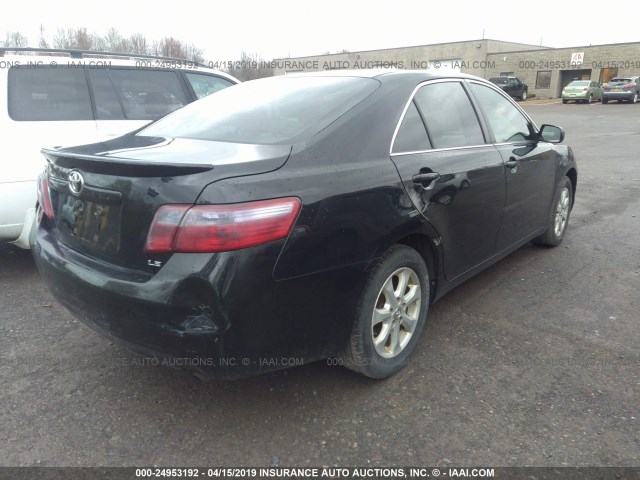JTNBE46KX73053786 - 2007 TOYOTA CAMRY NEW GENERAT CE/LE/XLE/SE BLACK photo 4