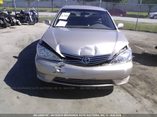 4T1BE32K85U421437 - 2005 TOYOTA CAMRY LE/XLE/SE TAN photo 6