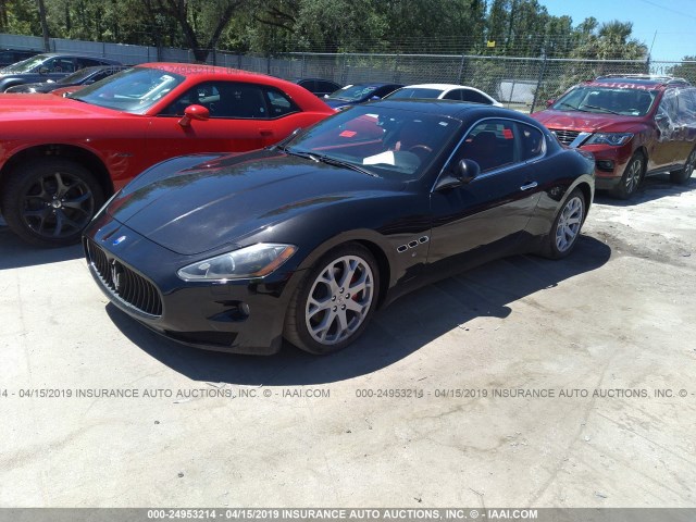 ZAMGJ45A980037852 - 2008 MASERATI GRANTURISMO  BLACK photo 2