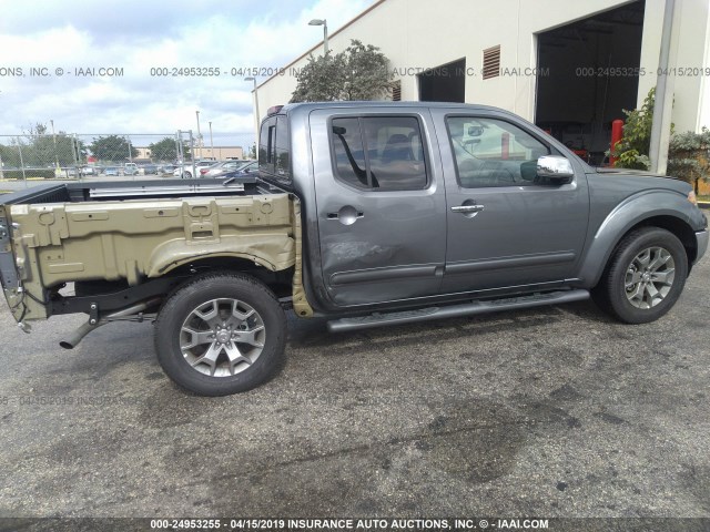 1N6AD0ER7KN745606 - 2019 NISSAN FRONTIER S/SV/SL/DESERT RUNNER GRAY photo 6