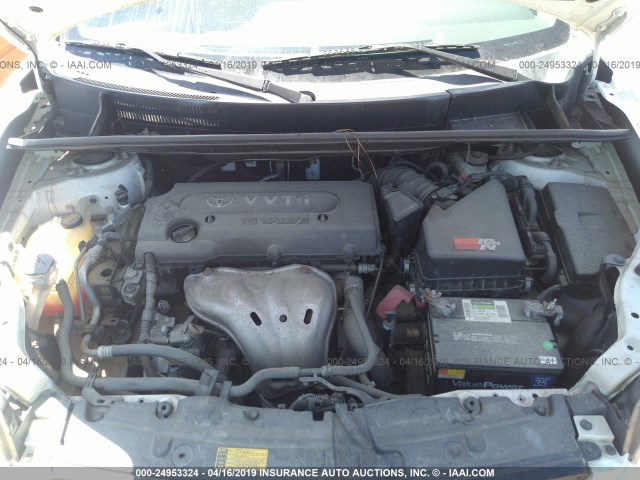 JTLKE50E581013047 - 2008 TOYOTA SCION XB WHITE photo 10