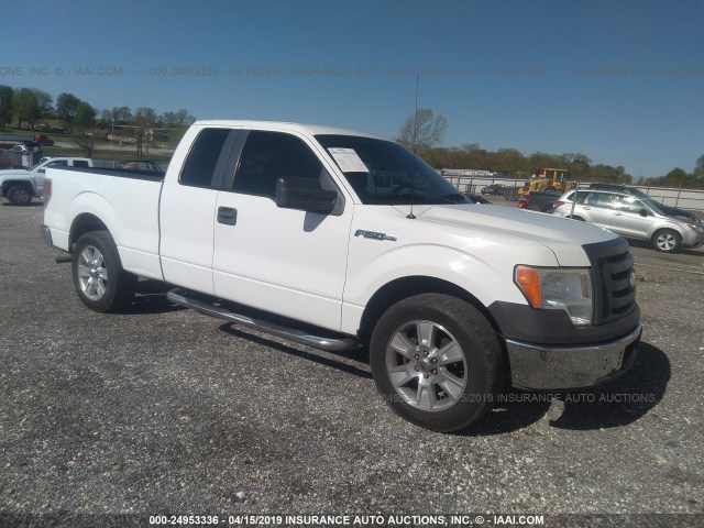 1FTRX12V39KC07968 - 2009 FORD F150 SUPER CAB WHITE photo 1