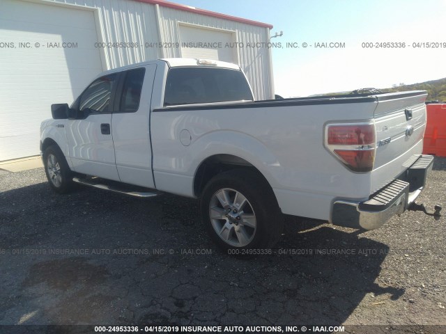 1FTRX12V39KC07968 - 2009 FORD F150 SUPER CAB WHITE photo 3