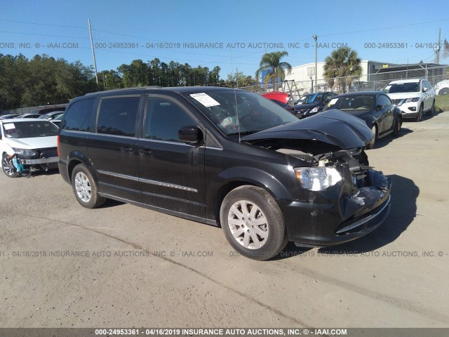 2C4RC1BG7GR212859 - 2016 CHRYSLER TOWN & COUNTRY TOURING BLACK photo 1