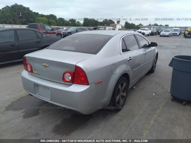 1G1ZC5EU4CF326062 - 2012 CHEVROLET MALIBU 1LT 银色 照片 4