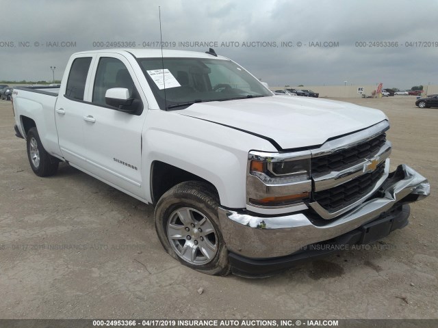 1GCVKREC1JZ339290 - 2018 CHEVROLET SILVERADO K1500 LT WHITE photo 1