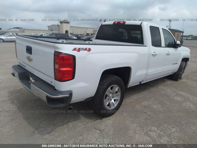 1GCVKREC1JZ339290 - 2018 CHEVROLET SILVERADO K1500 LT WHITE photo 4