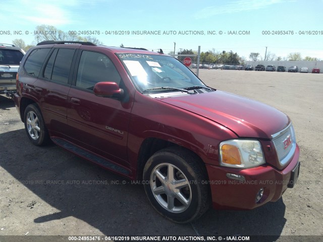 1GKET63M262325670 - 2006 GMC ENVOY DENALI MAROON photo 1