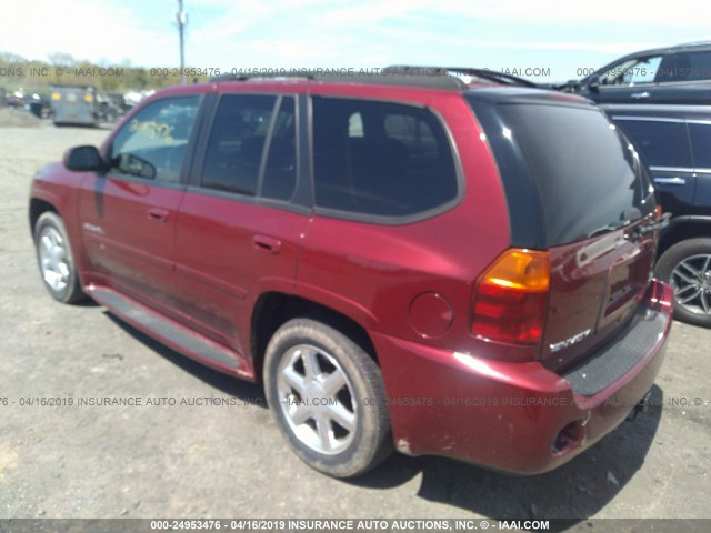 1GKET63M262325670 - 2006 GMC ENVOY DENALI MAROON photo 3