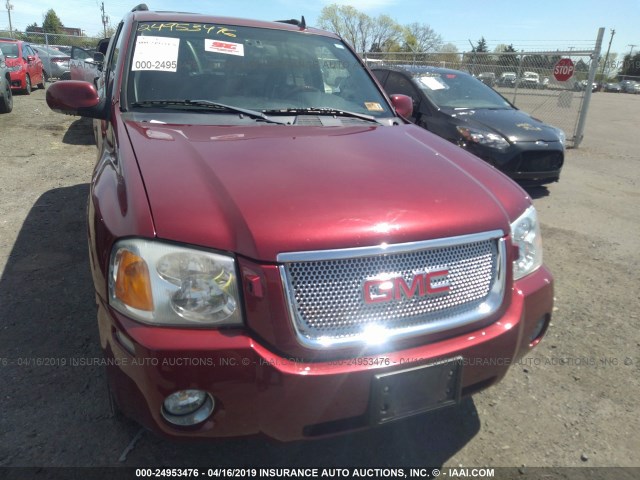 1GKET63M262325670 - 2006 GMC ENVOY DENALI MAROON photo 6