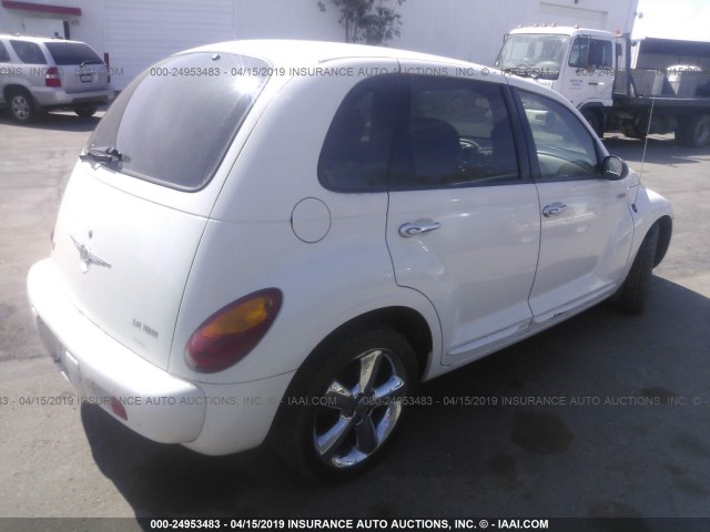 3C8FY78G53T639333 - 2003 CHRYSLER PT CRUISER GT WHITE photo 4