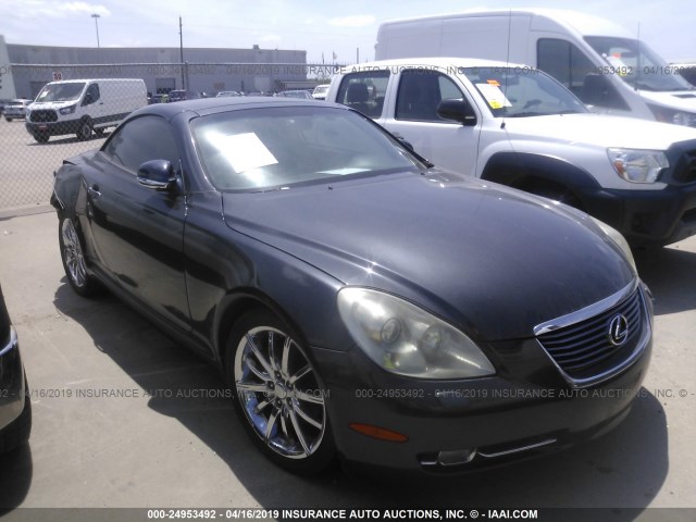 JTHFN45Y979012489 - 2007 LEXUS SC 430 BLACK photo 1