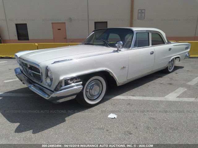 8323220988 - 1962 CHRYSLER NEW YORKER WHITE photo 2