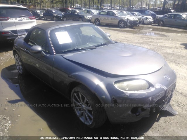 JM1NC25F560113019 - 2006 MAZDA MX-5 MIATA BLUE photo 1