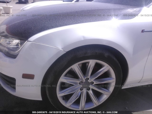 WAUYGAFC3CN131448 - 2012 AUDI A7 PREMIUM PLUS WHITE photo 6